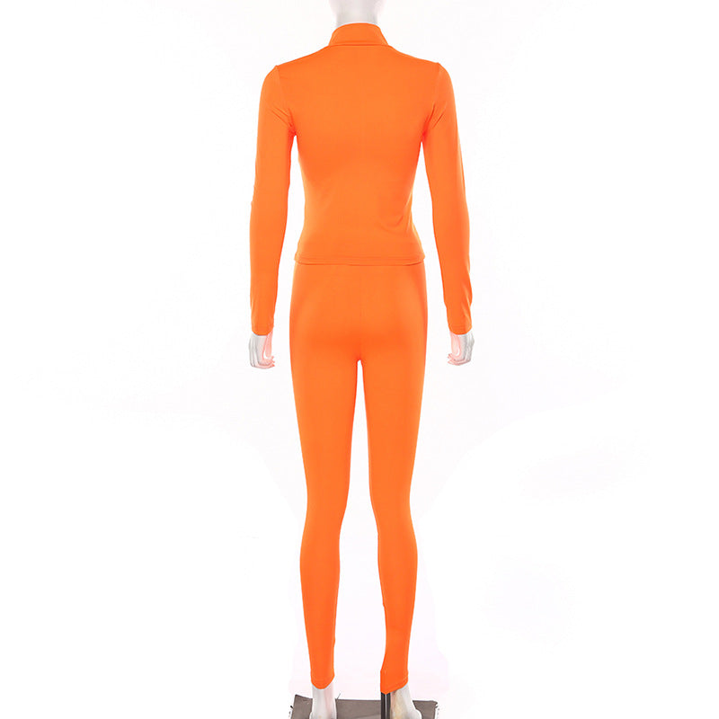 2019 Women's Fluorescent Long Sleeve Yoga Set Mimarta