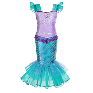Halloween Mermaid Dress for Girls - Ariel Style Mimarta