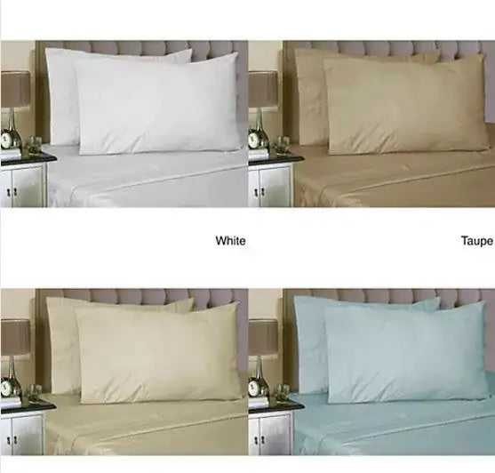 Dream Maker Luxurious Soft 100% Egyptian Cotton Bed Sheets 4 pc Set Rieworkes