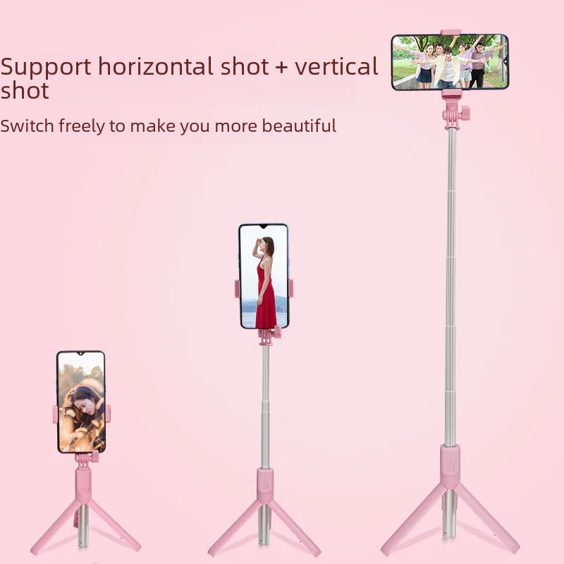J861 Dual Light Bluetooth Selfie Stick with Tripod & LED Ring Light Mimarta