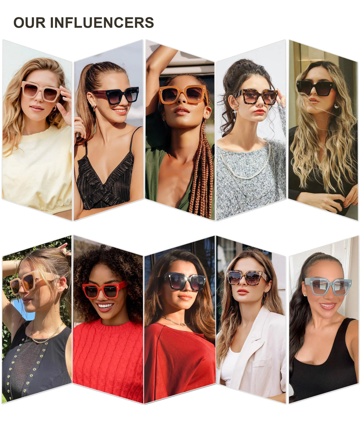 SOJOS Vintage Oversized Square Sunglasses for Women,Retro Womens Luxury Big Sun Glasses UV400 Protection SJ2194 Black Rieworkes