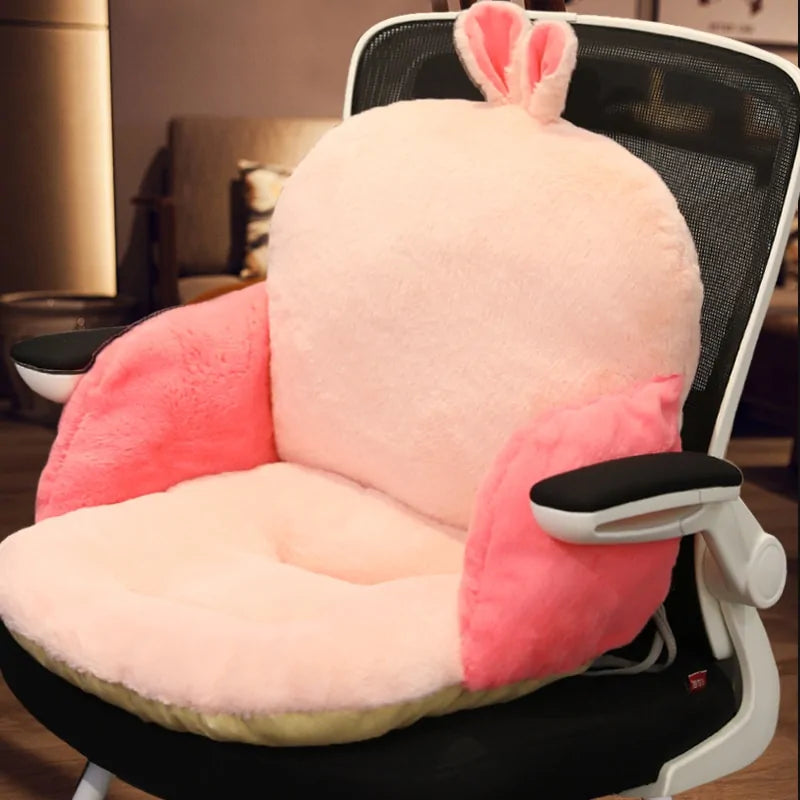 One-piece Chair Cushion: Office/Home Seat Support &amp; Backrest Rieworkes