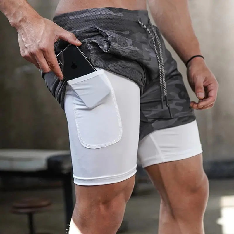 Gym Workout Shorts With Phone Pocket Rieworkes