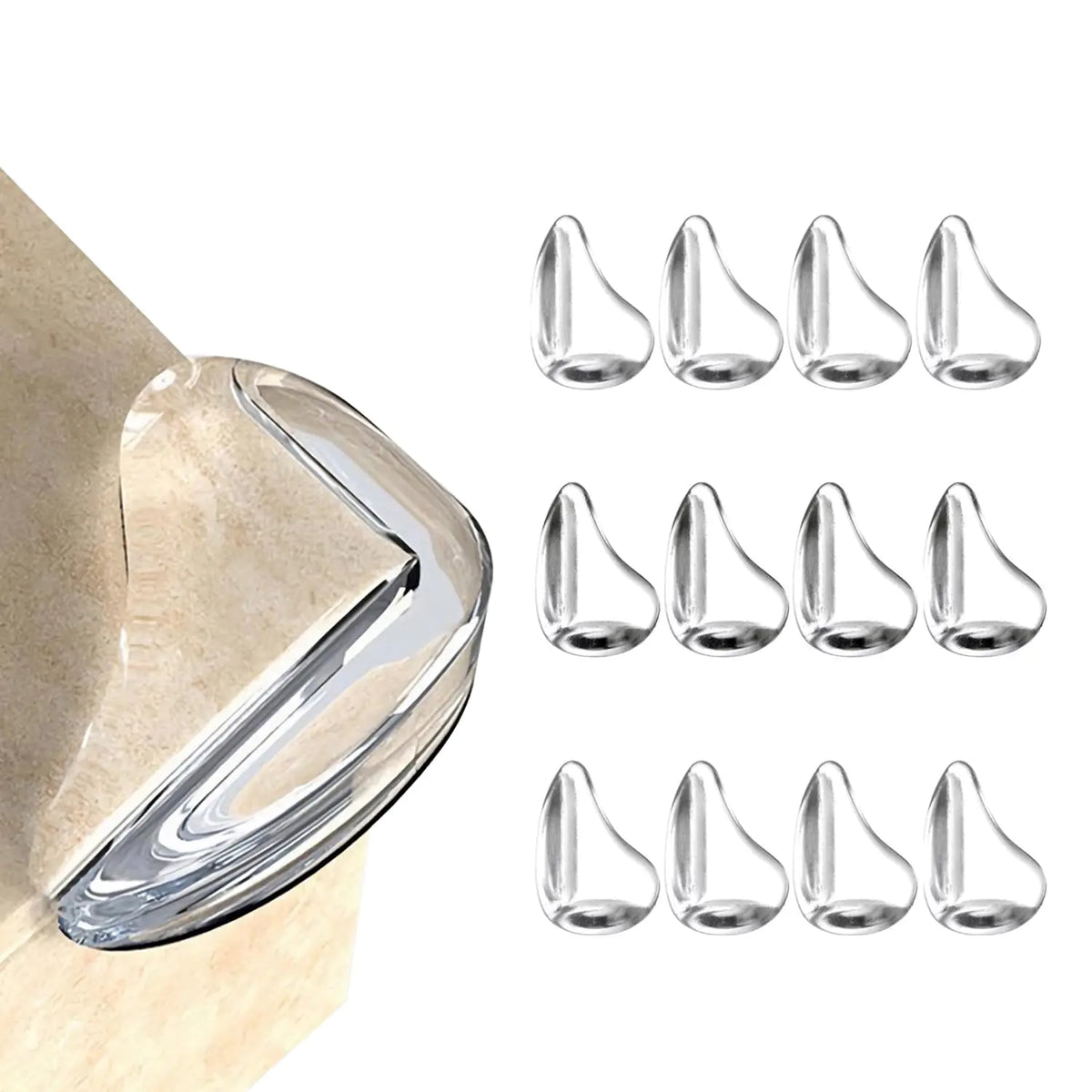 12 Pack Corner Protector for Baby Clear Corner Protectors Furniture Corner Guard &amp; Edge Safety Bumpers to Cover Sharp Furniture &amp; Table Edges Mimarta