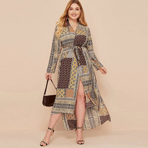 Oversized Parisian Bead Long Sleeved Robe Mimarta