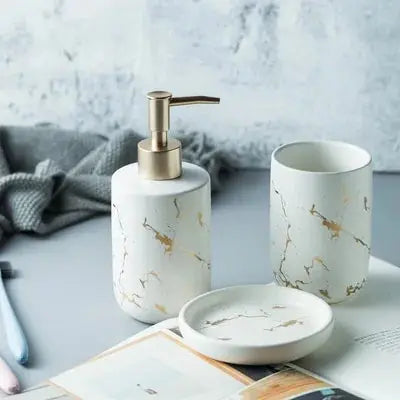 Nordic Matte Bathroom Accessories Set Rieworkes