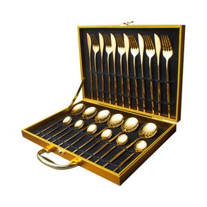 24 Pieces Luxury Cutlery Set Rieworkes