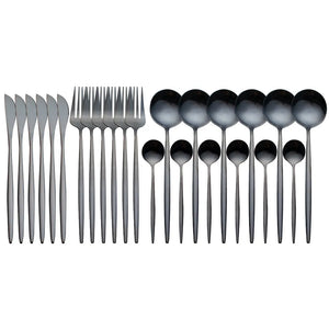 24 Pieces Luxury Cutlery Set Rieworkes