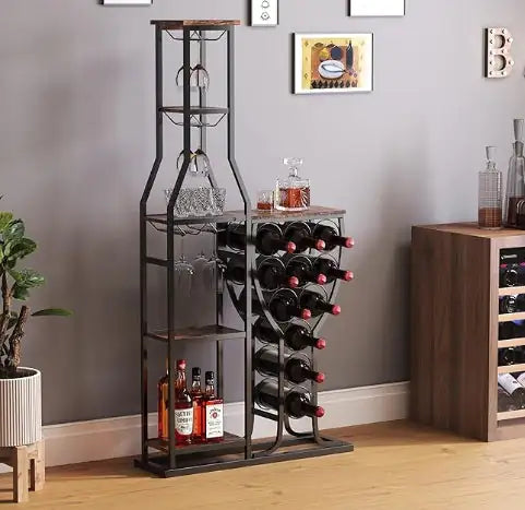 Hanging Wine Glass Holder Wine Storage Rack Rieworkes