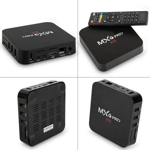 MXQ Pro 4K Ultra HD 64Bit Wifi Android 7.1 Quad Core Smart TV Box Media Player Rieworkes