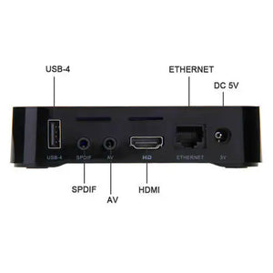 MXQ Pro 4K Ultra HD 64Bit Wifi Android 7.1 Quad Core Smart TV Box Media Player Rieworkes