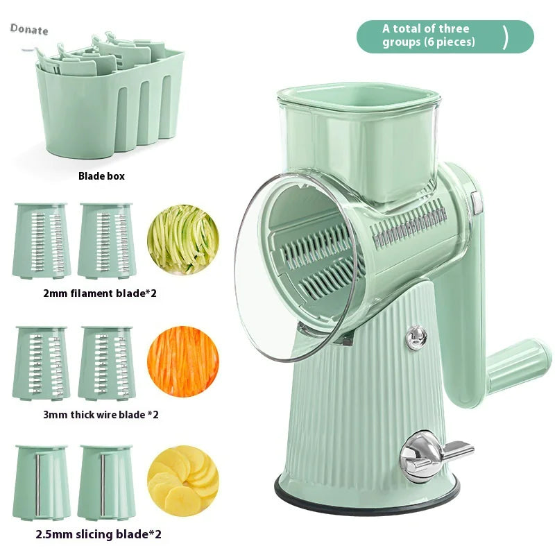 Multifunctional Hand Roller Vegetable Cutter &amp; Shredder Rieworkes