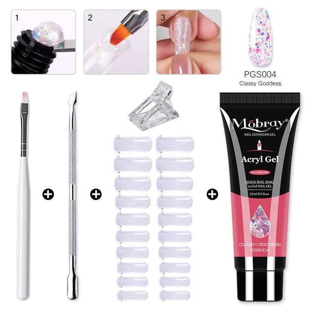 Poly Nail Gel Set Rieworkes