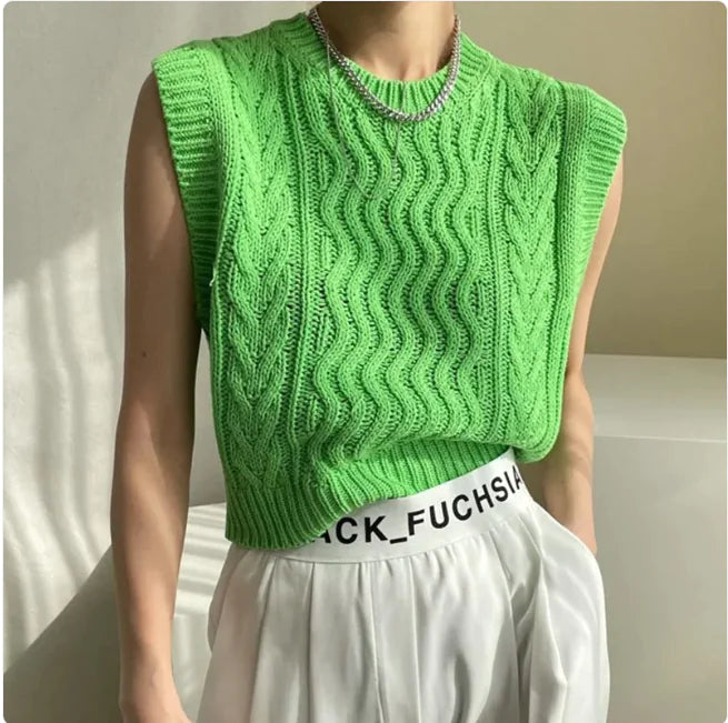 Chic &amp; Comfy Sleeveless Knitted Vest for Women Rieworkes