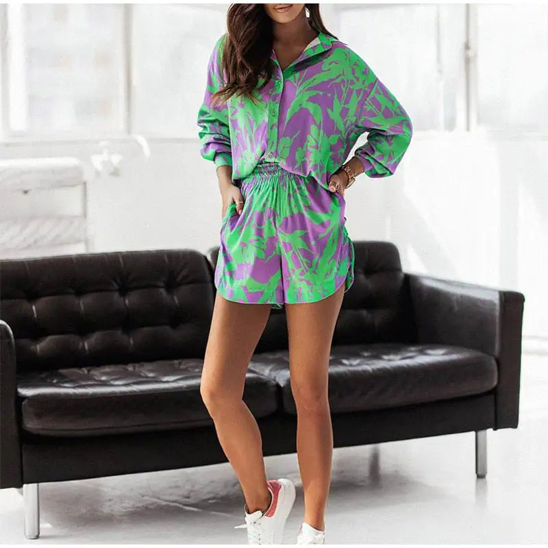 Julie Shorts and Shirt Set Rieworkes