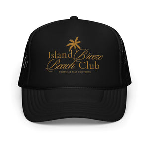 Foam Island Breeze Beach Club trucker hat Rieworkes