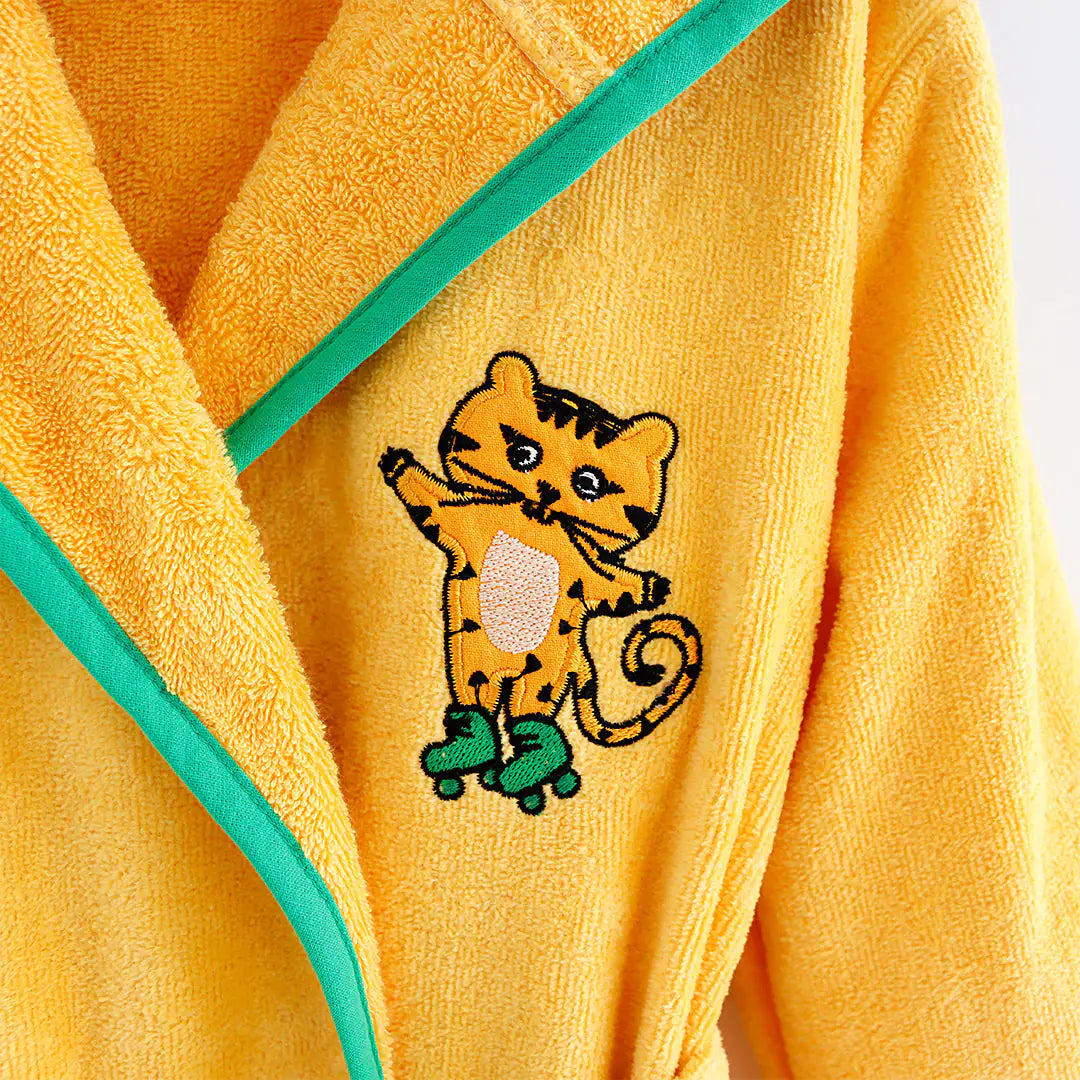 Milk&amp;Moo Skater Cheetah Kids Robe Rieworkes