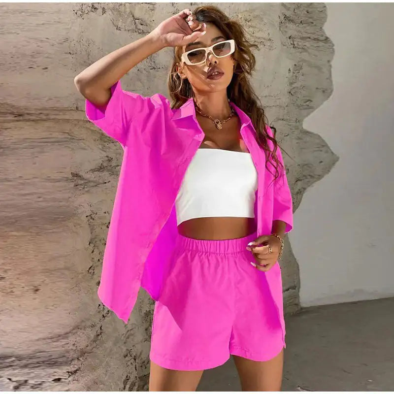 Style Shorts and Shirt Set Rieworkes