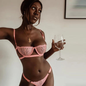 Sexy Transparent  Lingerie Set Rieworkes