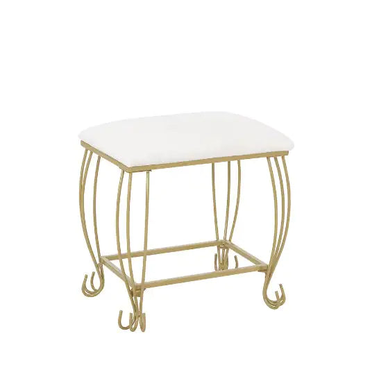Vanity Table Set With Mirror & Stool,White Makeup Dressing Desk With Drawers For Girls,Women,Bedroom,Gift Rieworkes