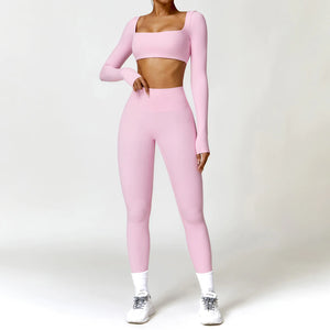 Winter Nude Feel Tight Yoga Suit Rieworkes