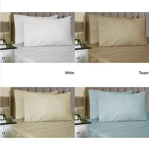 Dream Maker Luxurious Soft 100% Egyptian Cotton Bed Sheets 4 pc Set Rieworkes