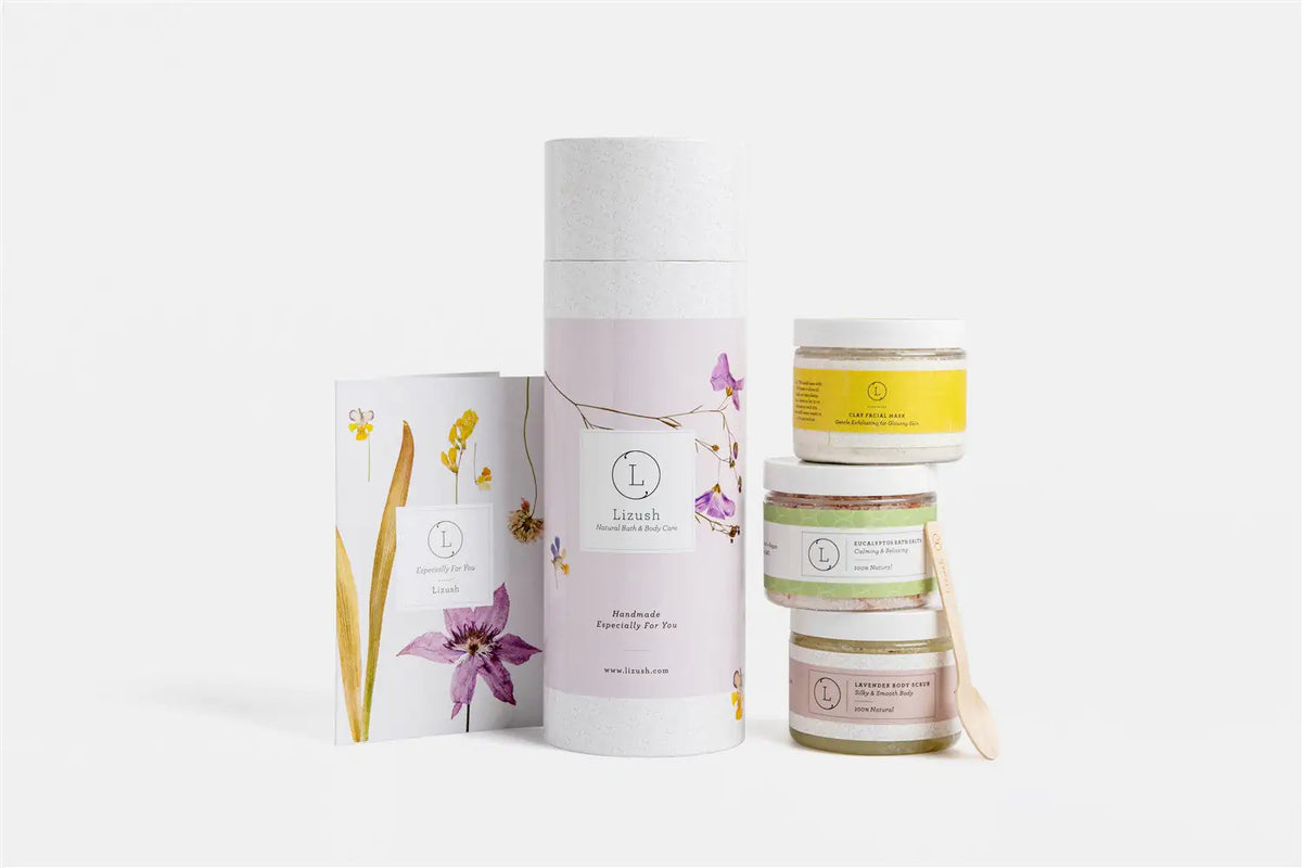 Natural Bath &amp; body skincare products, 3 Big Jars of relaxation and beauty Rieworkes