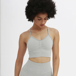 2020 New Cross-Border Yoga Outfit - Crop Top & Bra Mimarta