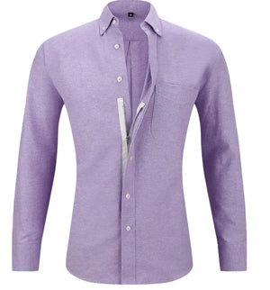 Men's Business Shirt Solid Color Rieworkes