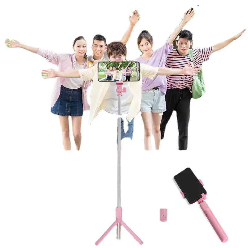 J861 Dual Light Bluetooth Selfie Stick with Tripod & LED Ring Light Mimarta