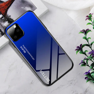 Gradient Glass Phone Case for iPhone 11 and XS Max Mimarta