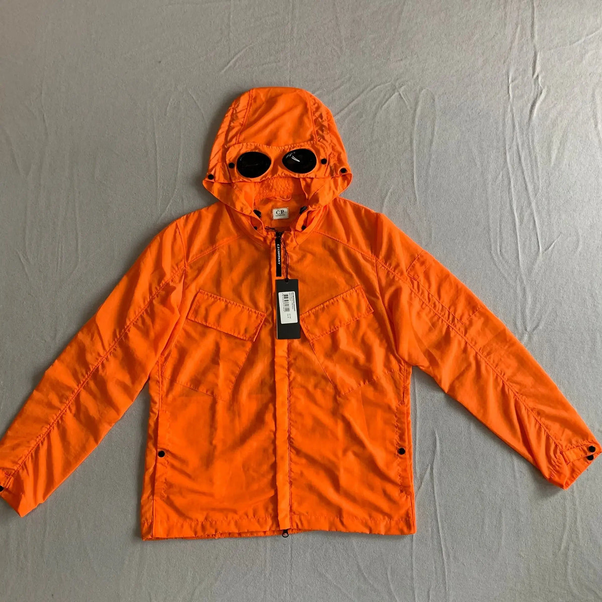 Hooded Jacket with Sleeve Sulf for Men, Warm Windbreaker with Pockets and Zipper Rieworkes