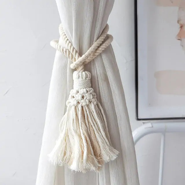 Macrame Room Decoration Curtain Tieback Rope Rieworkes