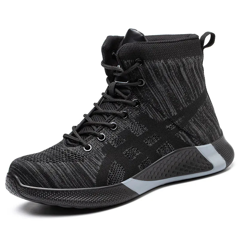 Men's Winter Plush Safety Work Boots - Warm & Breathable Mimarta