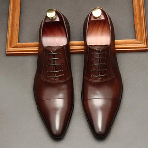 Luxury Red bottom Leather Oxford Shoes For Men Rieworkes