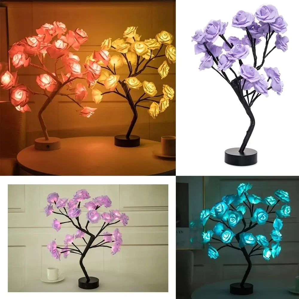 Christmas Card Tree Lights Rieworkes