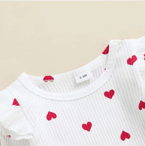 Baby Girl Valentine's Day Suit Heart Size Imcute Official Store