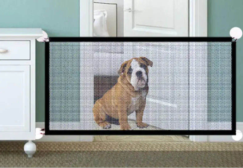 Black Foldable Protection Pet Safety Gate Rieworkes