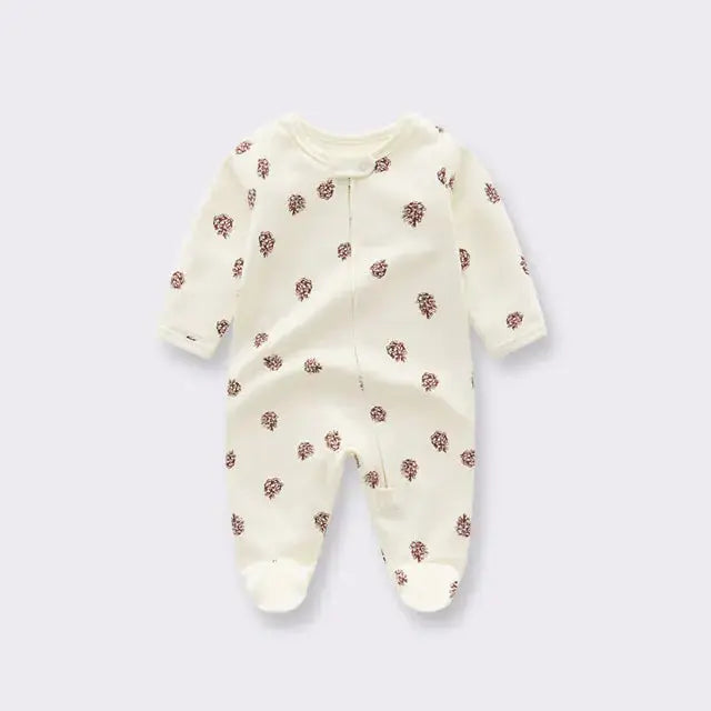 Newborn Baby Knitted Footie Jumpsuit KungFu Kids Store