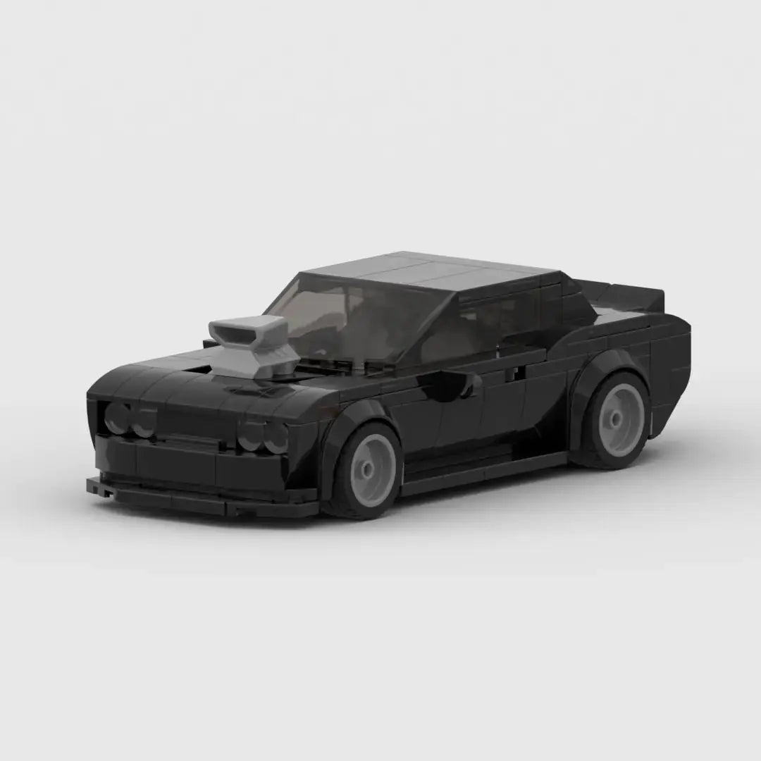MOC Dodge Challenger Building Blocks Brick Rieworkes