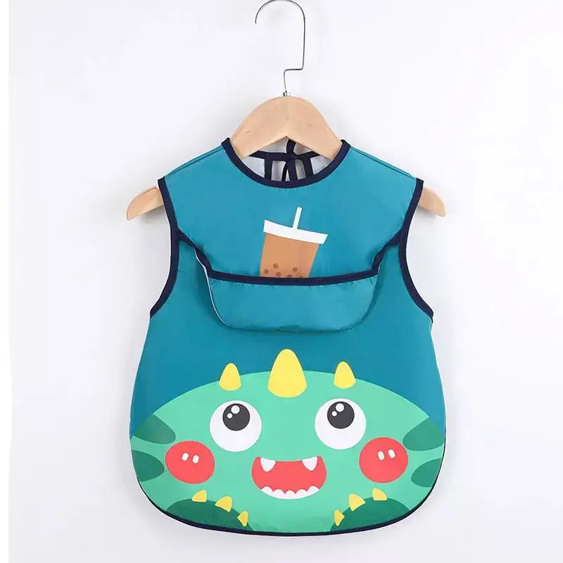 Baby Kids Long Sleeve Scarf Waterproof Apron COZOK Sweety Store