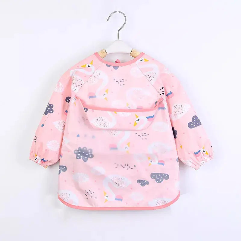 Baby Kids Long Sleeve Scarf Waterproof Apron COZOK Sweety Store
