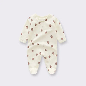 Newborn Baby Knitted Footie Jumpsuit KungFu Kids Store