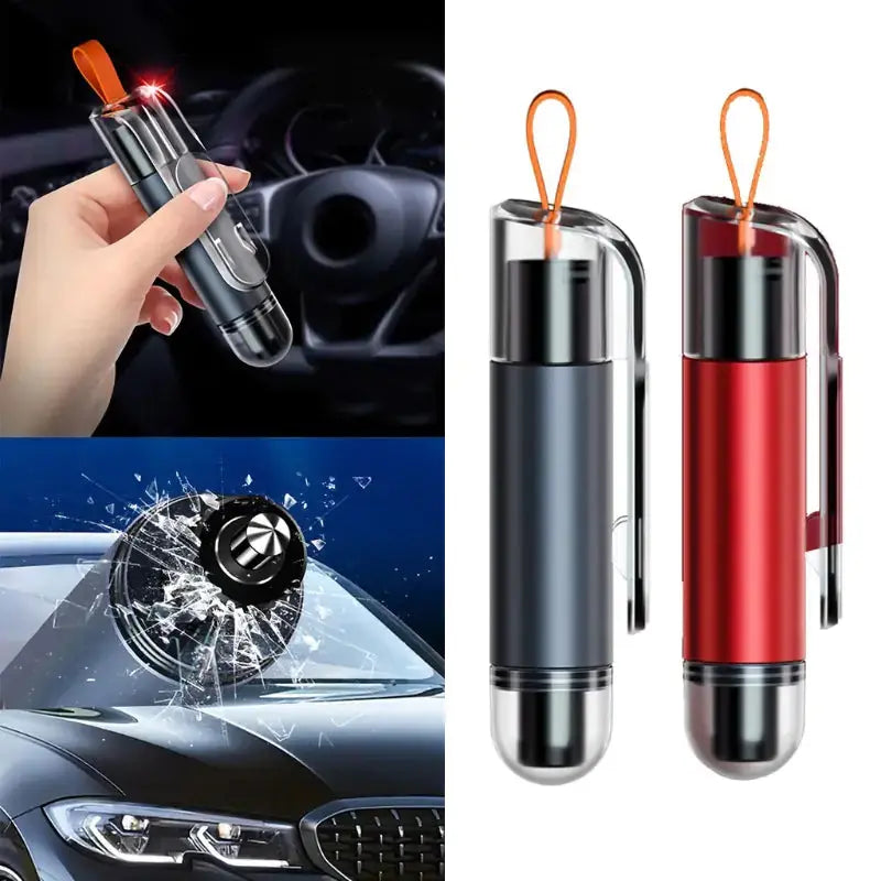 Escape Hammer Window Breaker Seat Belt Cutter Hammer Emergency Car Safety Hammer Outdoor Life Saving Tool Rieworkes